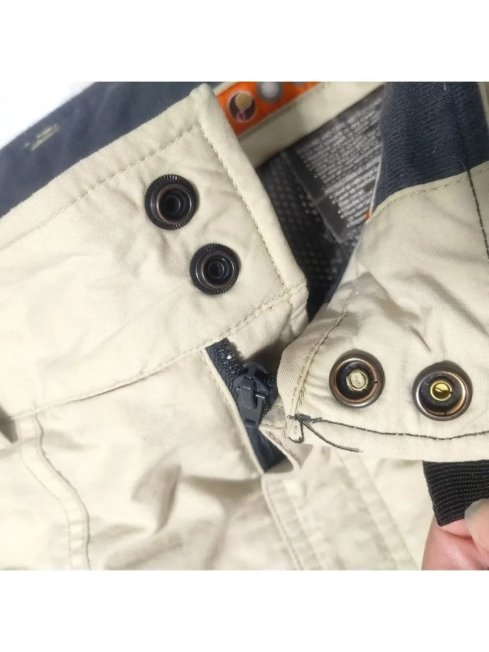 Burton Snowboards Men's Bio Lite Beige Cargo Snow Pants Med